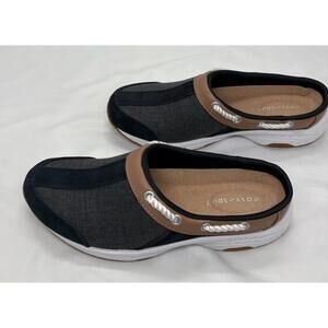 Easy Spirit Women's Travelport Navy Blue BOAT Shoes Slip On Clogs Mules Sz 5 NEW
